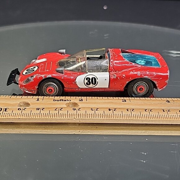 Corgi Toys Ferrari 206 Dino Sport 1:43 Scale #30 Toy Diecast Car Red Britain UK - Picture 3 of 11